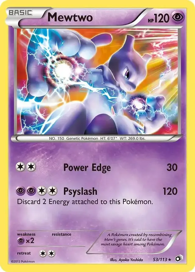 Mewtwo [Reverse Holo] - Pokemon Legendary Treasures #53