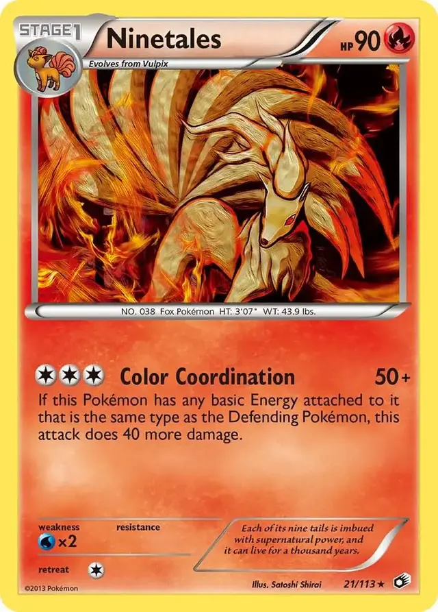 Ninetales - Pokemon Legendary Treasures #21