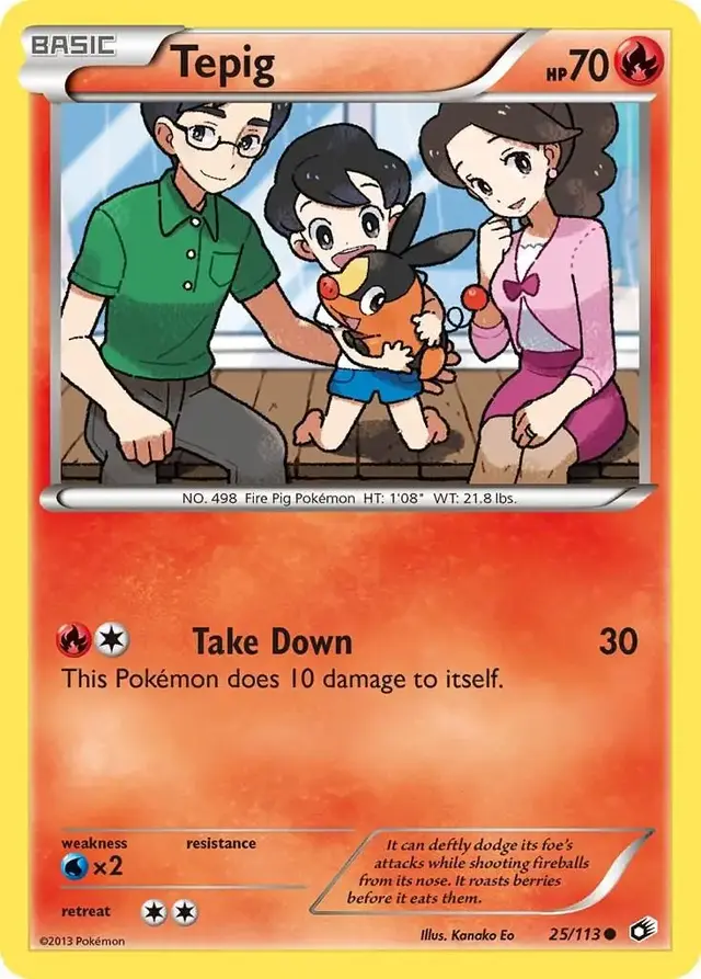 Tepig - Pokemon Legendary Treasures #25