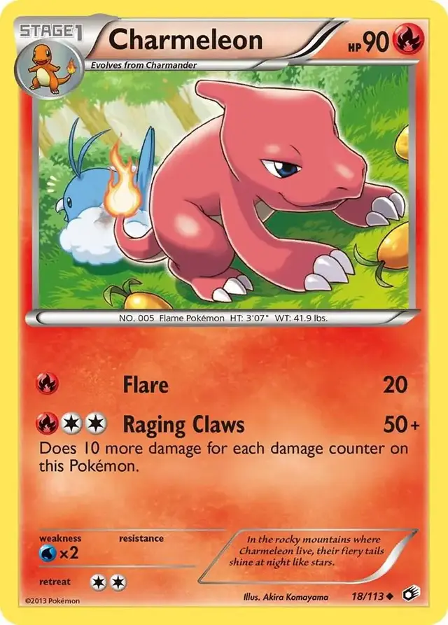 Charmeleon - Pokemon Legendary Treasures #18