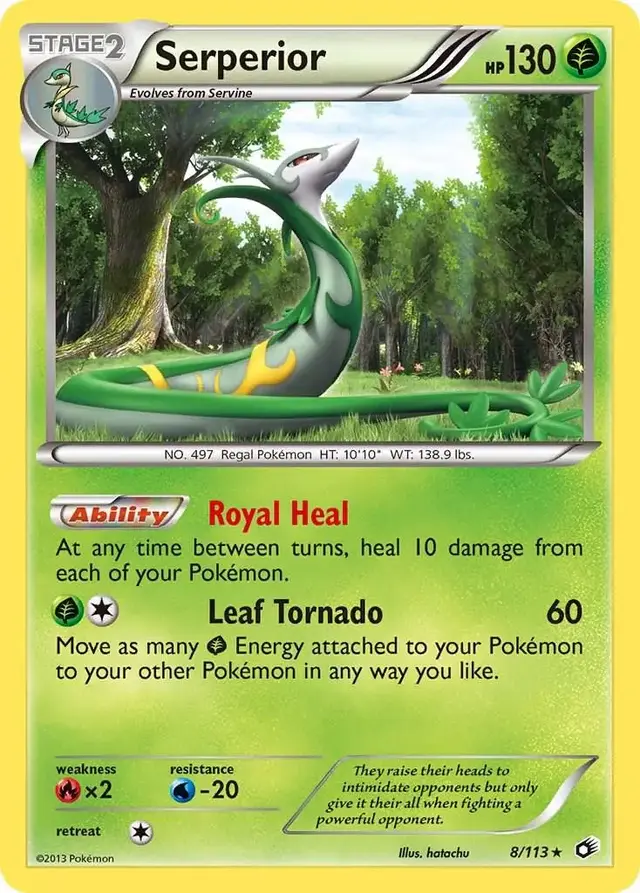 Serperior - Pokemon Legendary Treasures #8