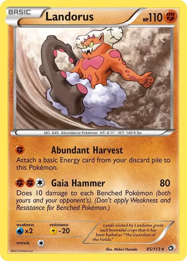 Landorus - Pokemon Legendary Treasures #85