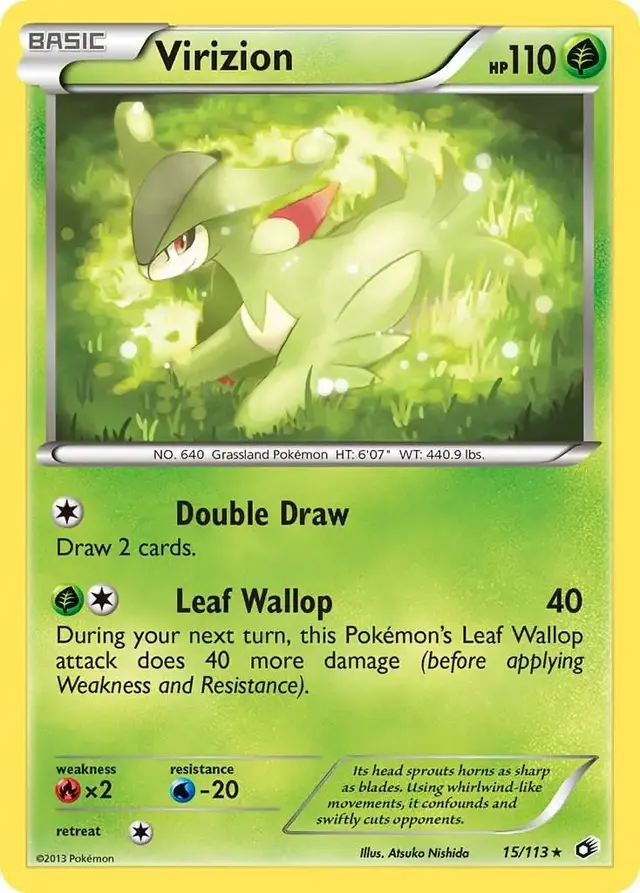 Virizion - Pokemon Legendary Treasures #15
