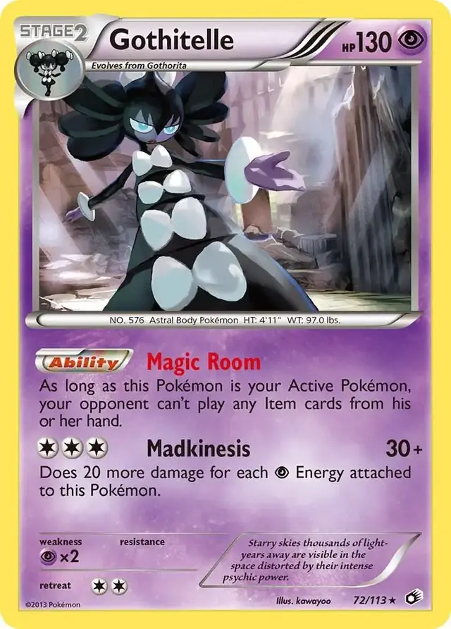 Gothitelle - Pokemon Legendary Treasures #72