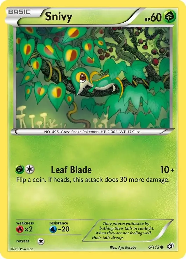 Snivy - Pokemon Legendary Treasures #6