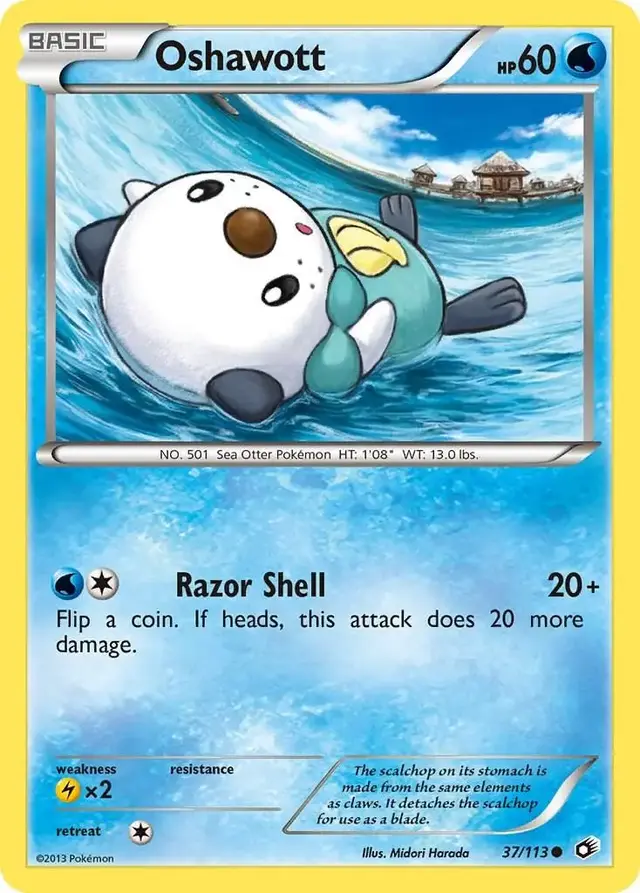 Oshawott - Pokemon Legendary Treasures #37
