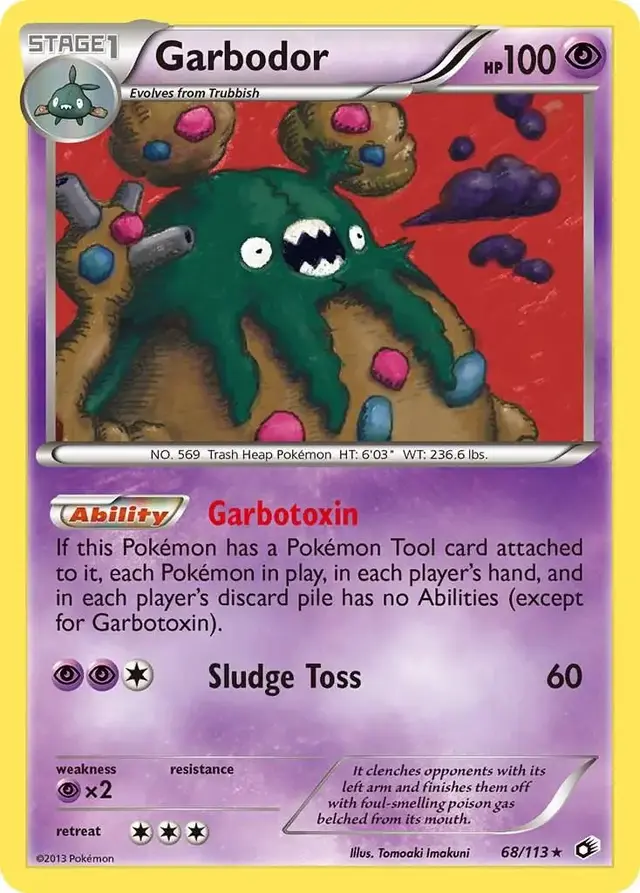 Garbodor - Pokemon Legendary Treasures #68