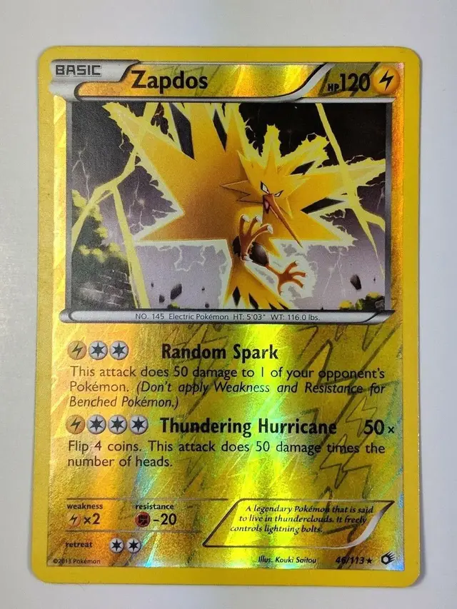 Zapdos [Reverse Holo] - Pokemon Legendary Treasures #46