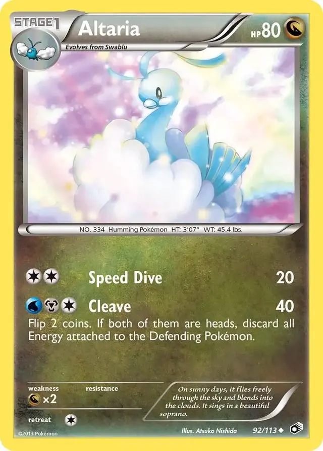 Altaria - Pokemon Legendary Treasures #92