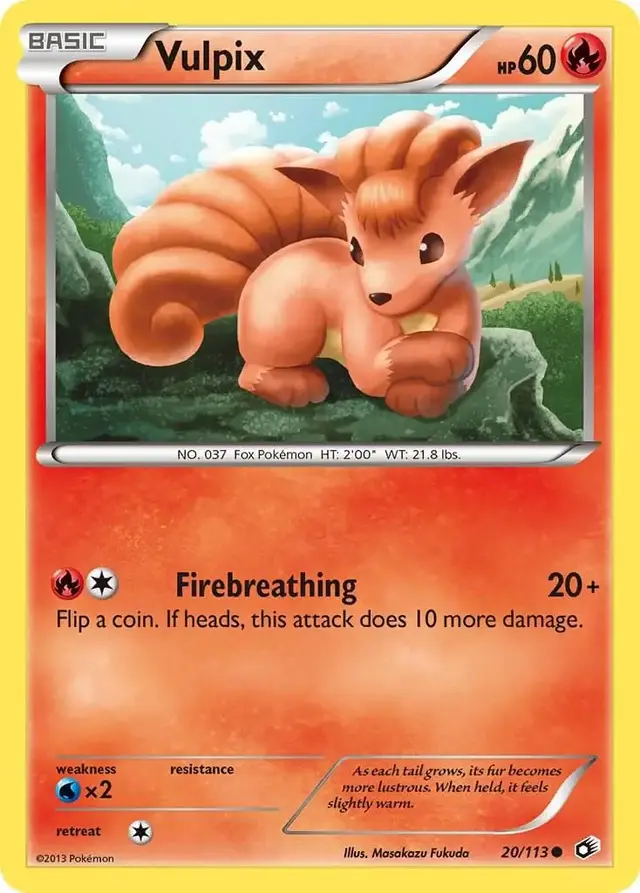 Vulpix - Pokemon Legendary Treasures #20