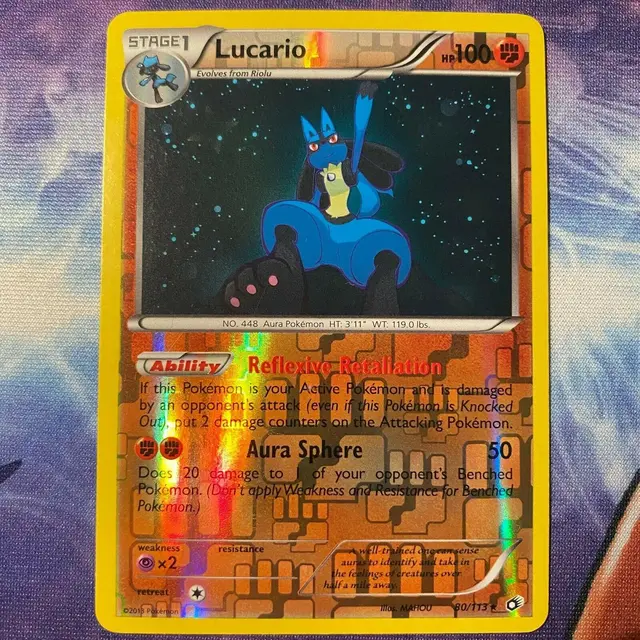 Lucario [Reverse Holo] - Pokemon Legendary Treasures #80