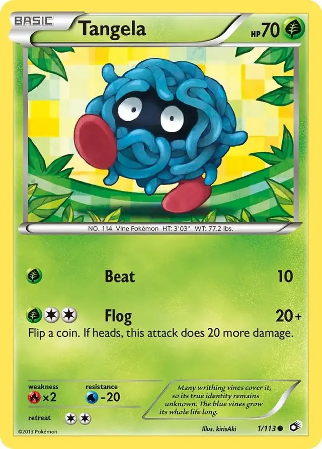 Tangela - Pokemon Legendary Treasures #1