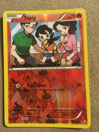 Tepig [Reverse Holo] - Pokemon Legendary Treasures #25