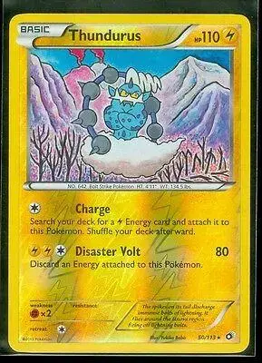 Thundurus [Reverse Holo] - Pokemon Legendary Treasures #50