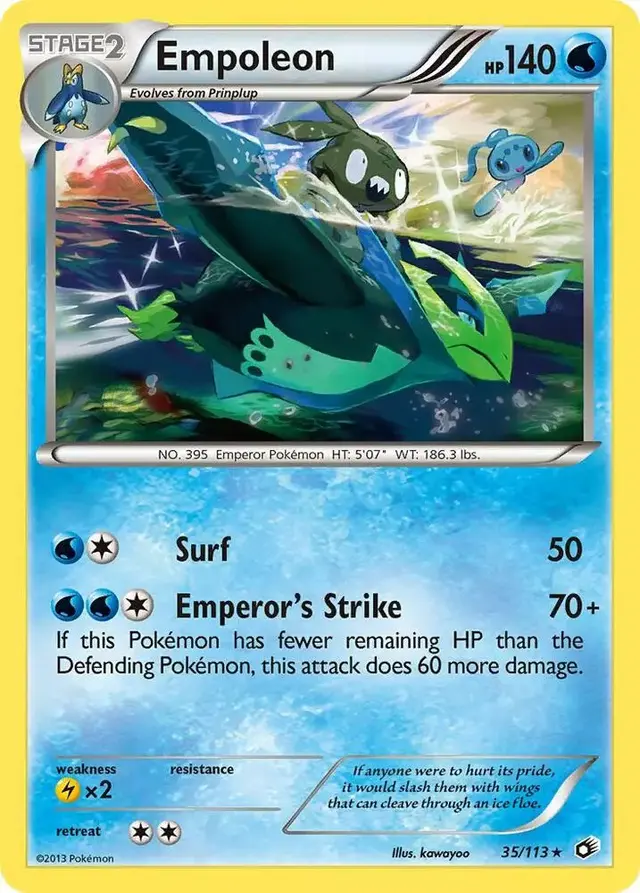 Empoleon [Reverse Holo] - Pokemon Legendary Treasures #35