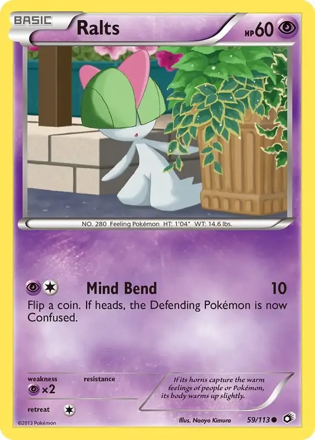 Ralts - Pokemon Legendary Treasures #59