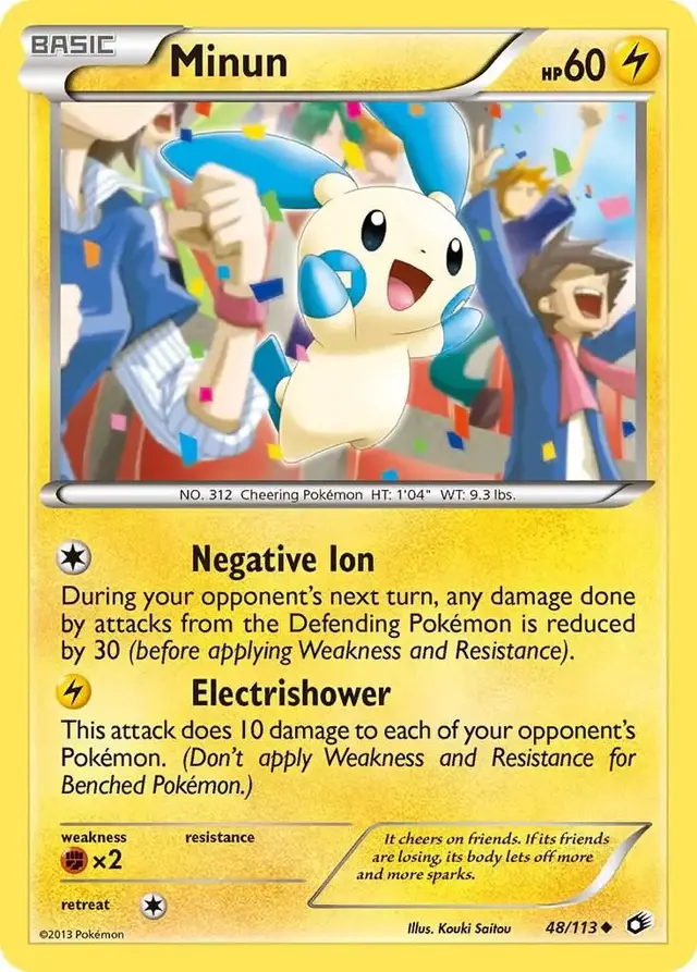Minun - Pokemon Legendary Treasures #48
