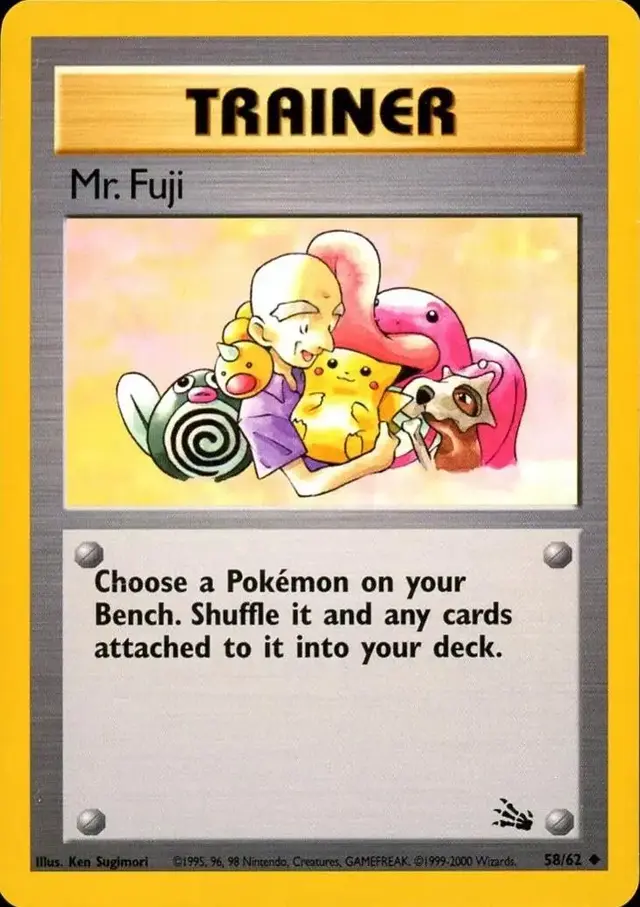 Mr. Fuji [1999-2000] - Pokemon Fossil #58