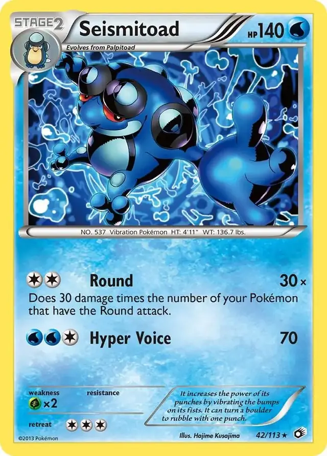 Seismitoad - Pokemon Legendary Treasures #42
