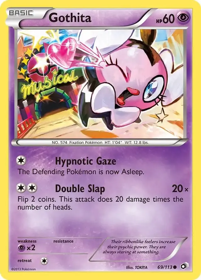 Gothita - Pokemon Legendary Treasures #69
