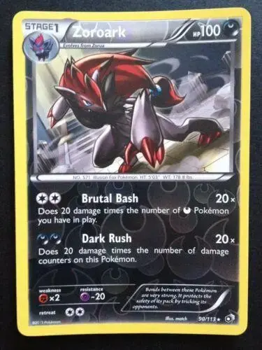 Zoroark [Reverse Holo] - Pokemon Legendary Treasures #90