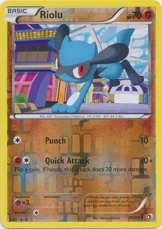 Riolu [Reverse Holo] - Pokemon Legendary Treasures #79