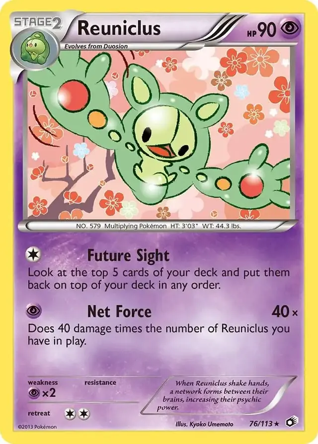 Reuniclus - Pokemon Legendary Treasures #76