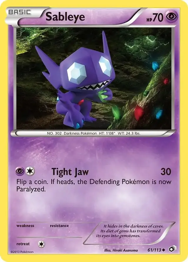 Sableye - Pokemon Legendary Treasures #61