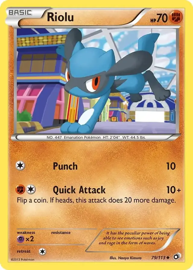 Riolu - Pokemon Legendary Treasures #79