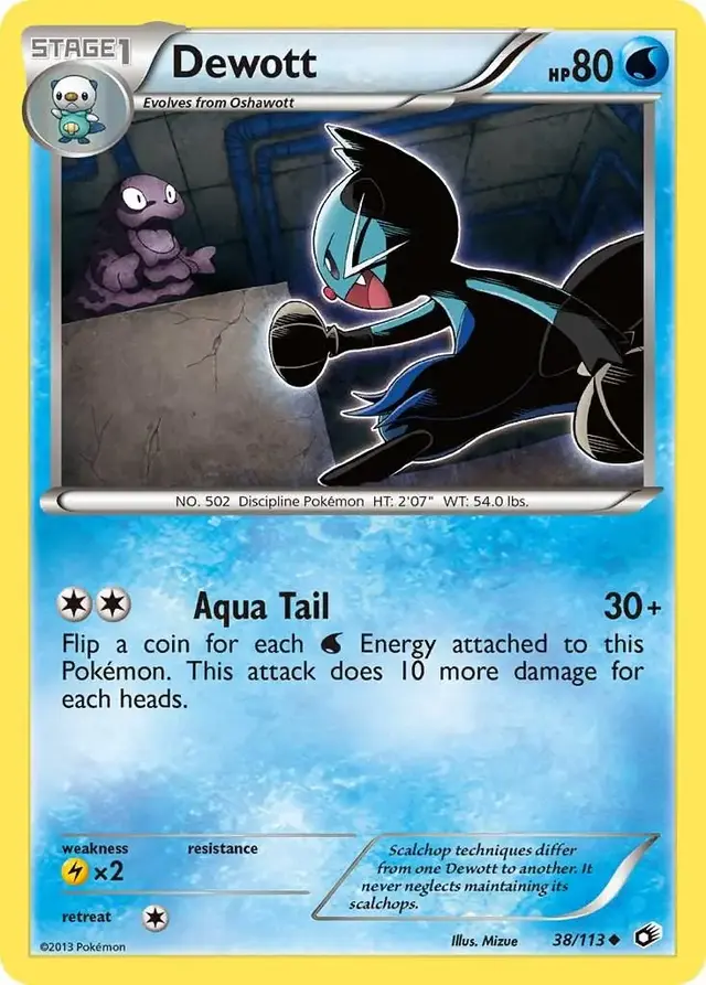 Dewott - Pokemon Legendary Treasures #38