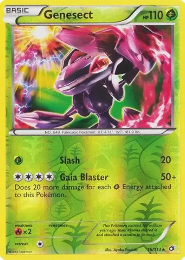 Genesect [Reverse Holo] - Pokemon Legendary Treasures #16
