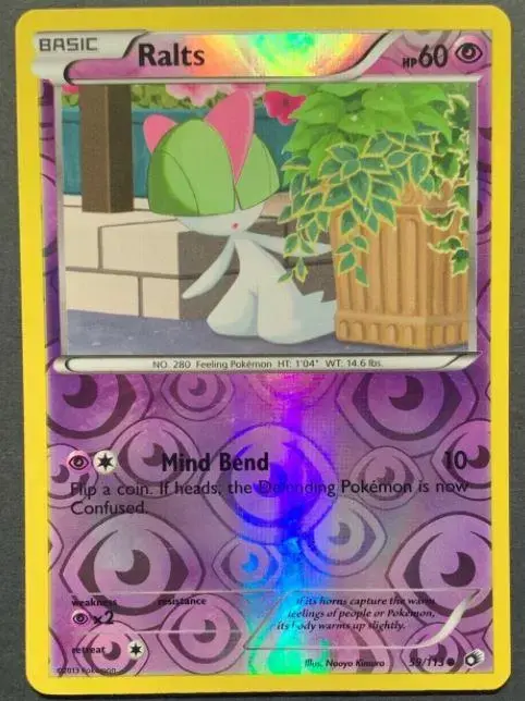 Ralts [Reverse Holo] - Pokemon Legendary Treasures #59