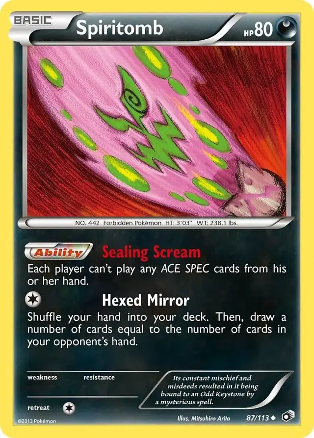 Spiritomb - Pokemon Legendary Treasures #87
