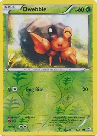 Dwebble [Reverse Holo] - Pokemon Legendary Treasures #13