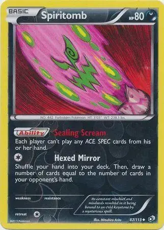 Spiritomb [Reverse Holo] - Pokemon Legendary Treasures #87
