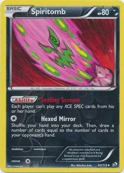 Spiritomb [Reverse Holo] - Pokemon Legendary Treasures