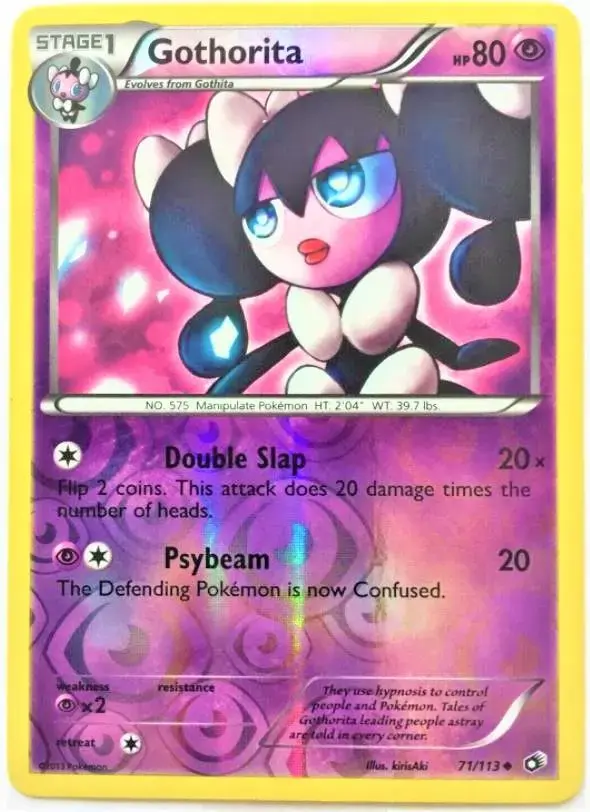 Gothorita [Reverse Holo] - Pokemon Legendary Treasures #71