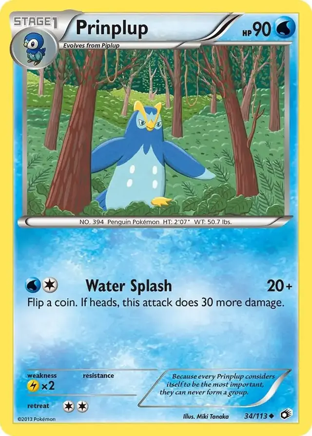 Prinplup - Pokemon Legendary Treasures #34