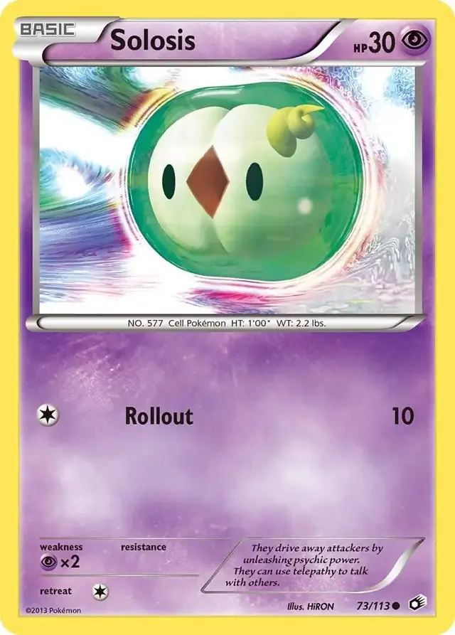 Solosis - Pokemon Legendary Treasures #73