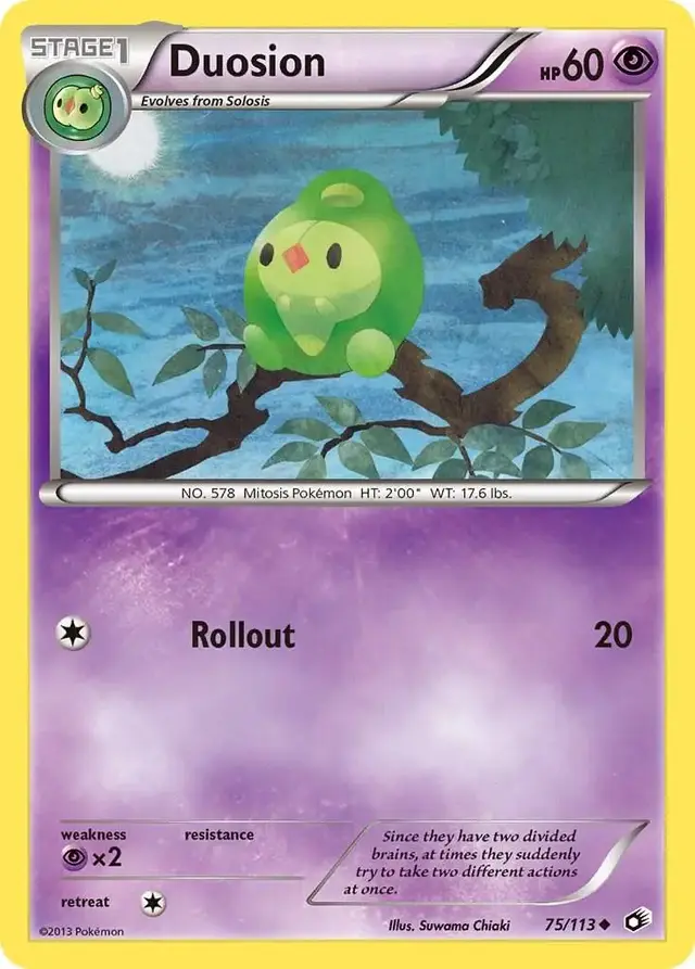 Duosion - Pokemon Legendary Treasures #75