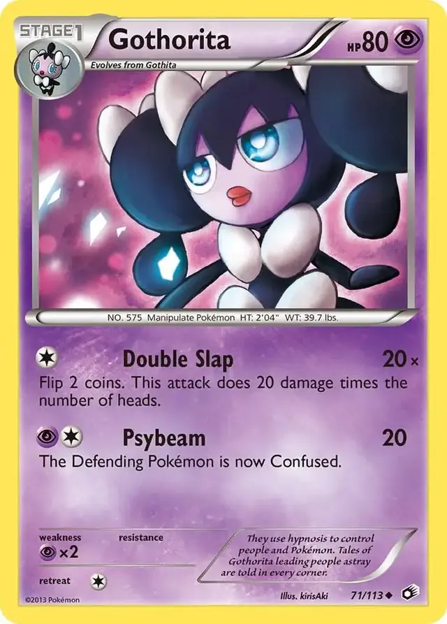 Gothorita - Pokemon Legendary Treasures #71