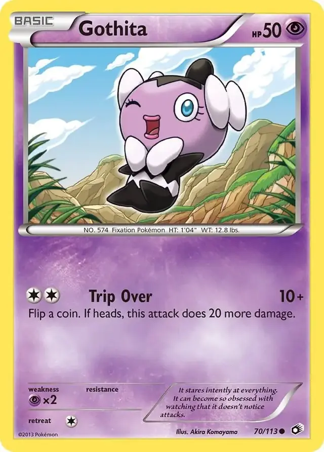 Gothita - Pokemon Legendary Treasures #70