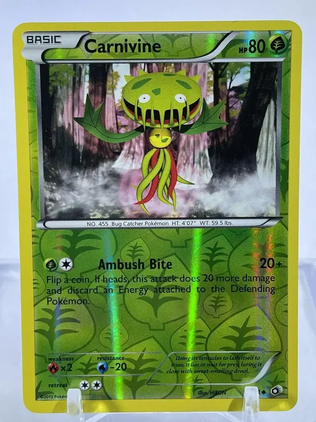 Carnivine [Reverse Holo] - Pokemon Legendary Treasures #5