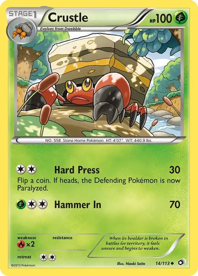Crustle - Pokemon Legendary Treasures #14