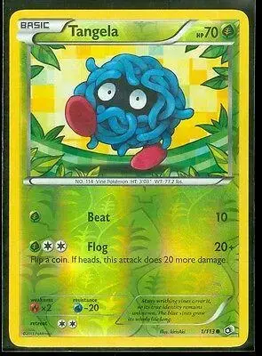 Tangela [Reverse Holo] - Pokemon Legendary Treasures #1