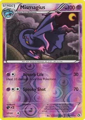 Mismagius [Reverse Holo] - Pokemon Legendary Treasures #58