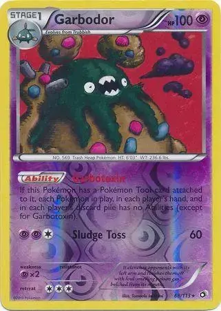 Garbodor [Reverse Holo] - Pokemon Legendary Treasures #68