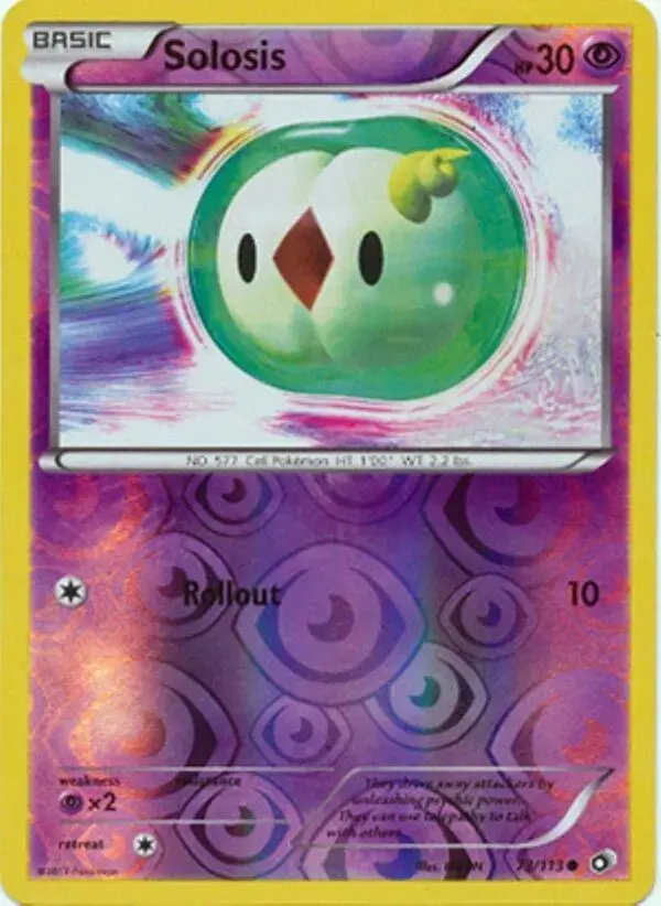 Solosis [Reverse Holo] - Pokemon Legendary Treasures #73