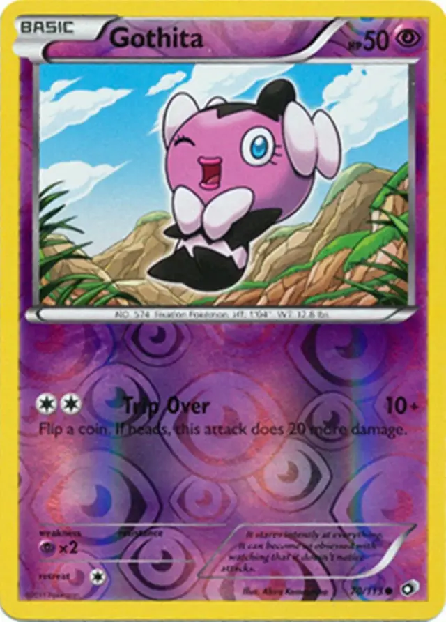Gothita [Reverse Holo] - Pokemon Legendary Treasures #70