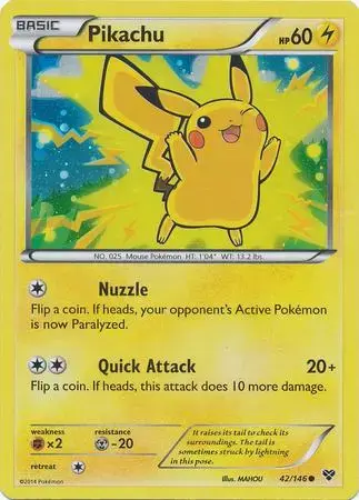 Pikachu [Cosmos Holo] - Pokemon XY #42
